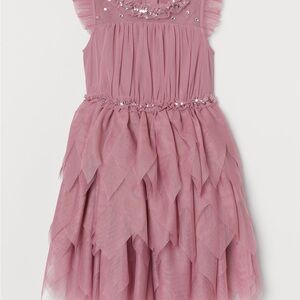 Tulle dress. Color: dusty rose